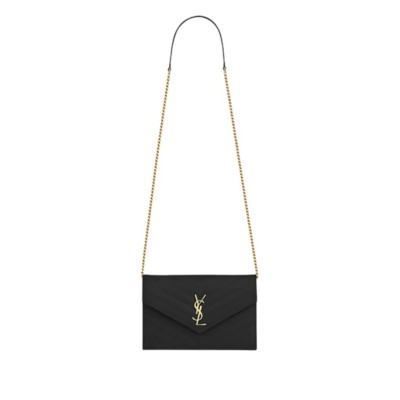 YSL CASSANDRE ENVELOPE CHAIN WALLET 8576053BOW011000 (19*12.5*3.5cm)